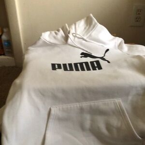 Puma White Hoodie